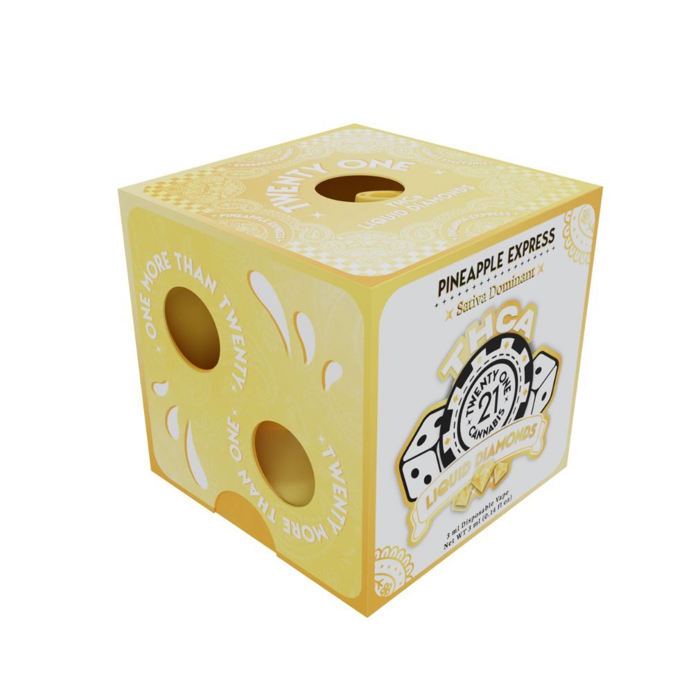 3G ThcA Dispo Vape | Twenty One | Potent Liquid Diamonds Blend