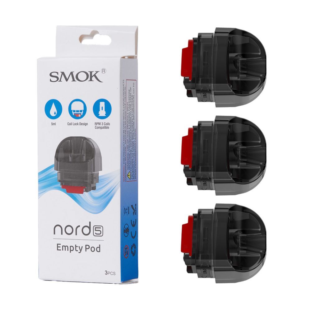 smok nord 5 empty replacement pods