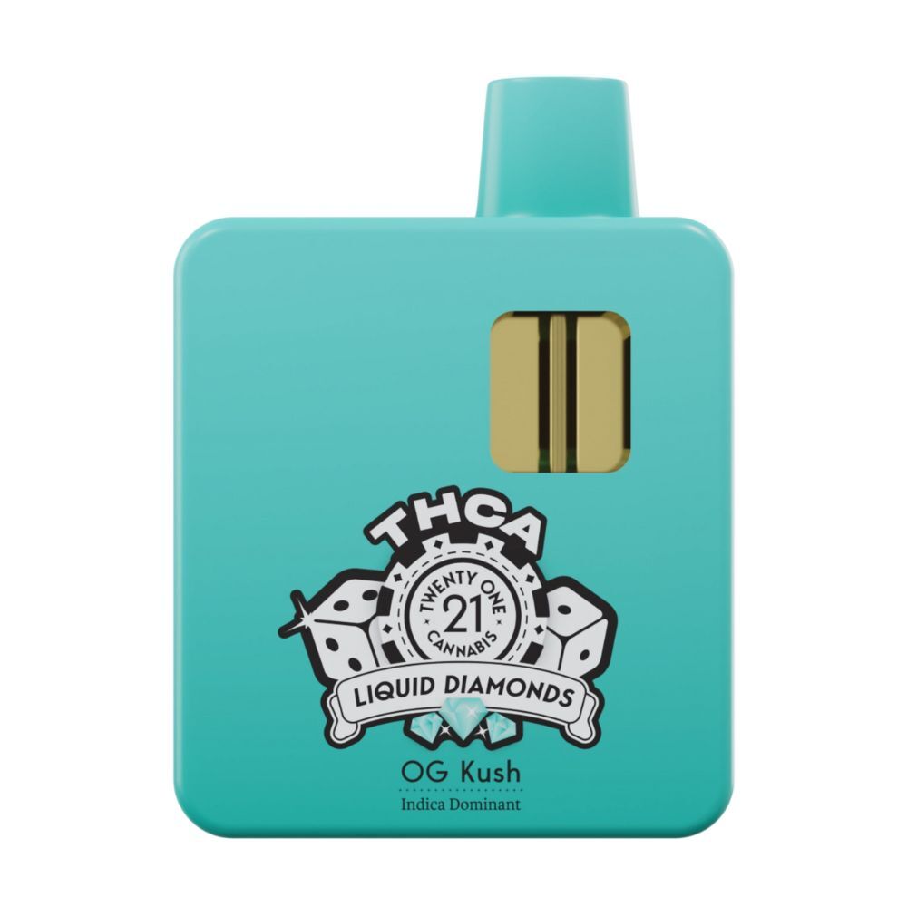 3G ThcA Dispo Vape | Twenty One | Potent Liquid Diamonds Blend