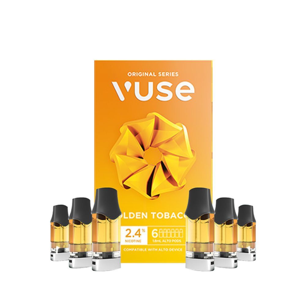Vuse Alto Golden Tobacco Pods 2.4% - 6 Pack