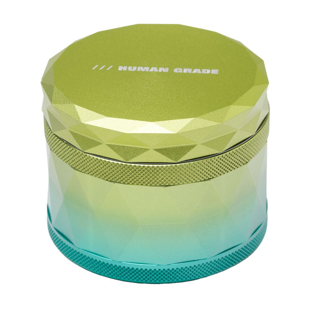 Human Grade 7F Grinder 2.5" – 4-Part Aluminum with Fine Teeth, 8 Colors