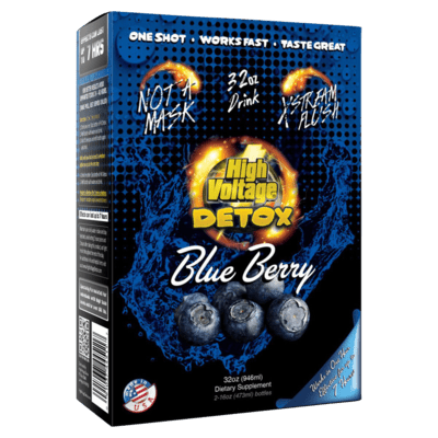 High Voltage Detox Permanent 5 Day Flush Blue Berry